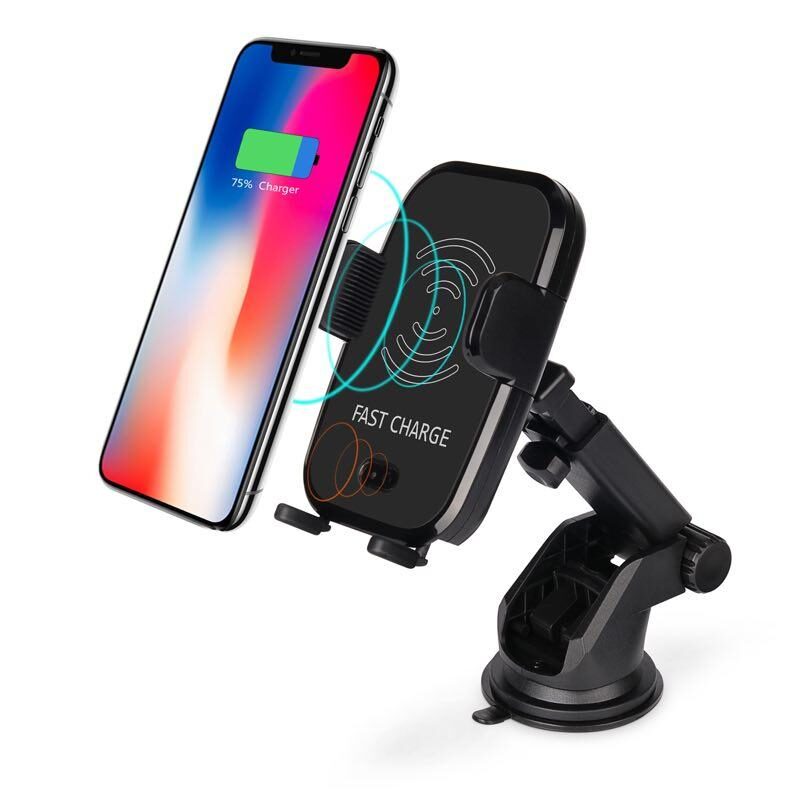 Fast Wireless Car Charger with Automatic Infrared Sensor