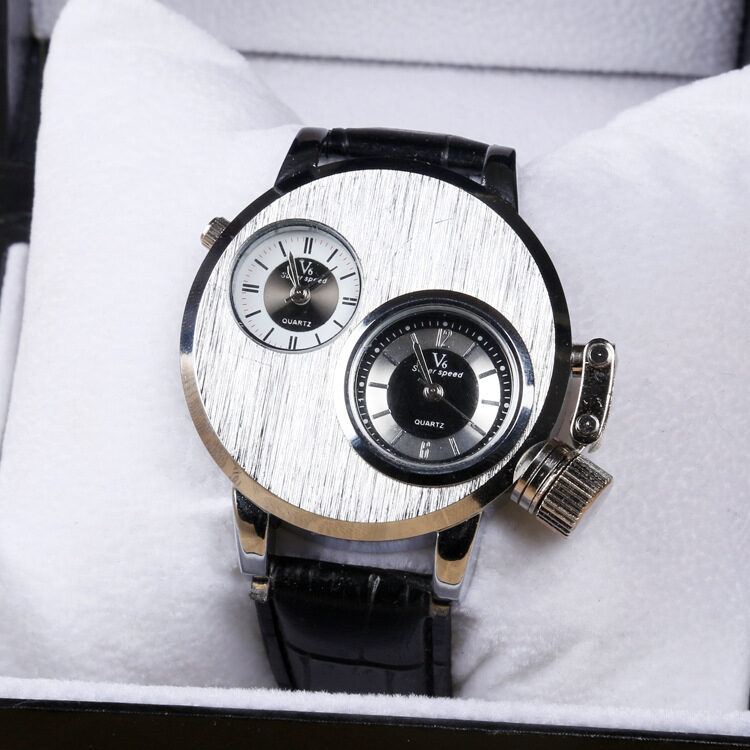 quartz wristwatch alloy leather student Watch