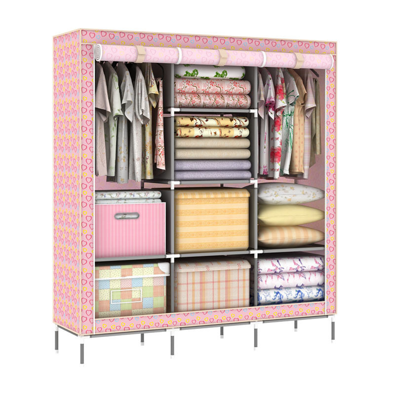 Super large simple wardrobe / dustproof / hang