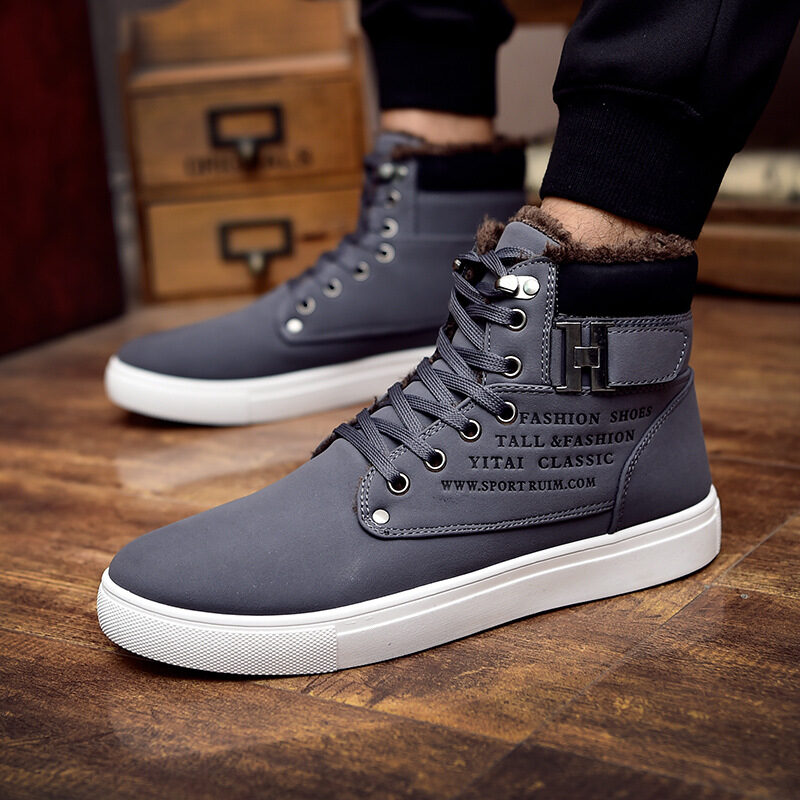 Dekabr Hot Men Shoes Fashion Warm Fur Winter